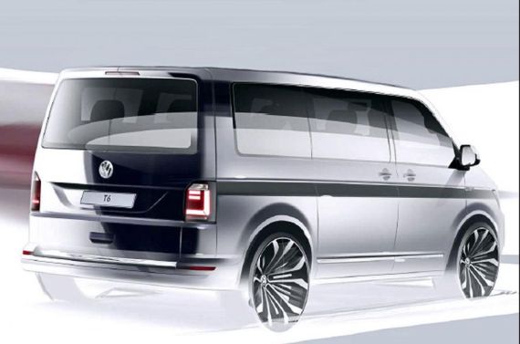大众Transporter T6发设计图 大众Transporter T6发设计图