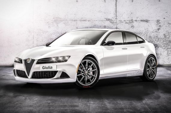 新款阿尔法-罗密欧Giulia想象图