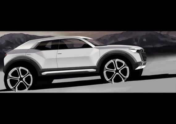 Audi Q1预告图