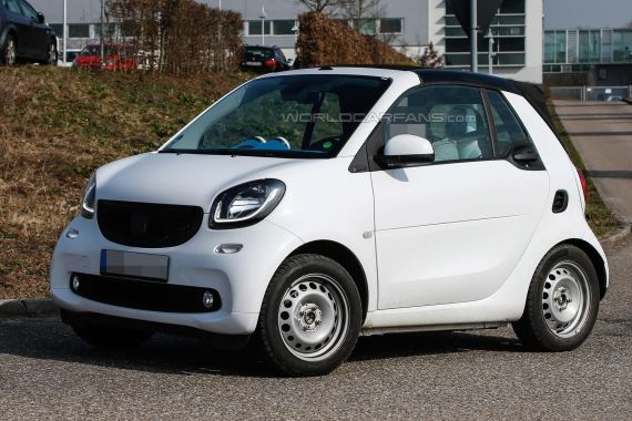 新Smart ForTwo敞篷版无伪装谍照