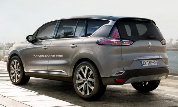 雷诺新七座SUV假想图