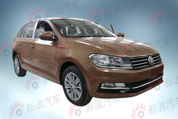 行旅版桑塔纳的外观谍照