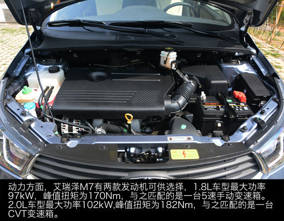 艾瑞泽M7发动机 艾瑞泽M7发动机