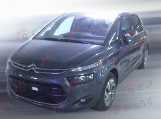 雪铁龙C4 Picasso国内谍照