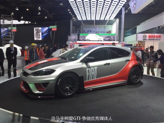 上海车展亮相菲亚特概念小钢炮