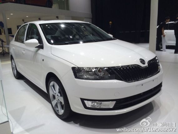 斯柯达展馆基本准备完毕 新晶锐成主角