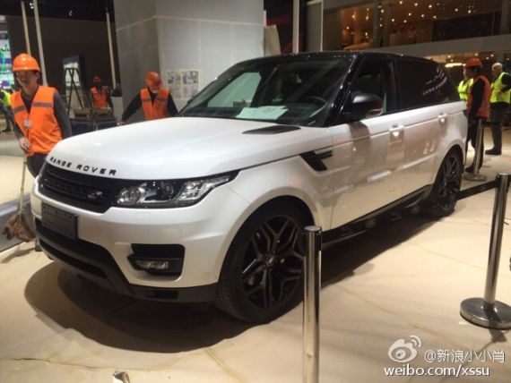 路虎上海车展准备工作接近完毕 展车到位