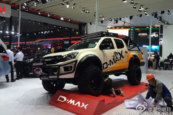大脚版五十铃D-MAX现身上海车展