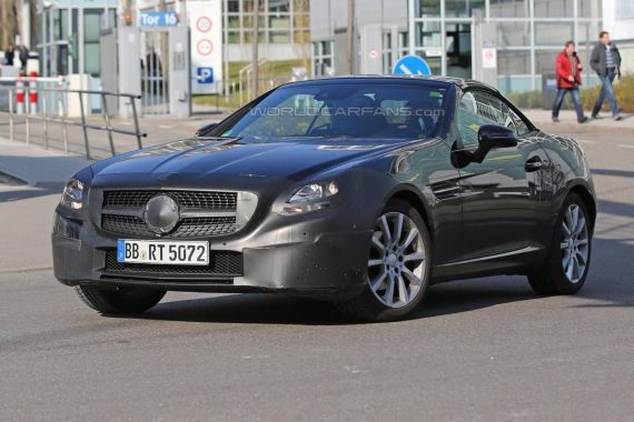 奔驰SLC最新谍照