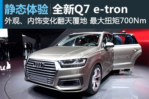 新生混动旗舰 静态体验全新Q7 e-tron