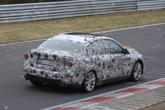 宝马1系轿车路试谍照曝光