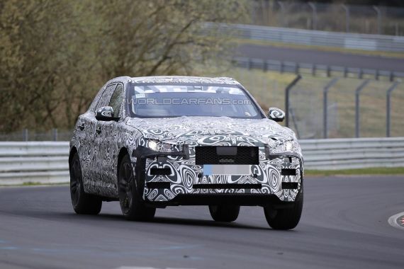 捷豹F-Pace纽博格林谍照曝光 捷豹F-Pace纽博格林谍照曝光