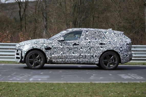 捷豹F-Pace纽博格林谍照曝光 捷豹F-Pace纽博格林谍照曝光