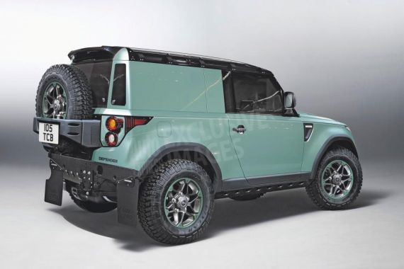 新一代路虎卫士效果图