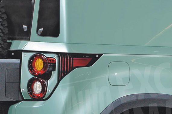 新一代路虎卫士效果图