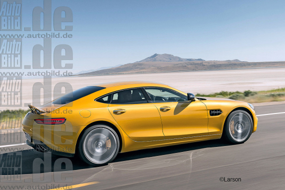 奔驰AMG GT4假想图