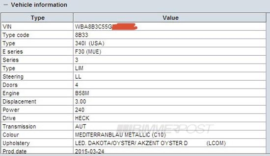 宝马新3系车型信息