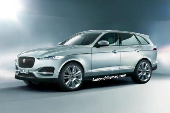 捷豹J-Pace假想图