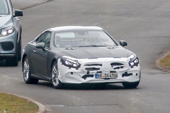 新款奔驰SL测试谍照 新款奔驰SL测试谍照