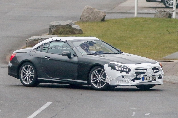 新款奔驰SL测试谍照 新款奔驰SL测试谍照