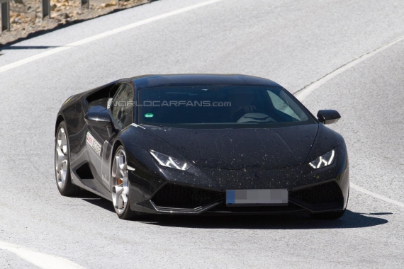 兰博基尼Huracan高性能版谍照