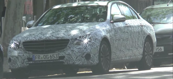 新一代奔驰E级最新谍照