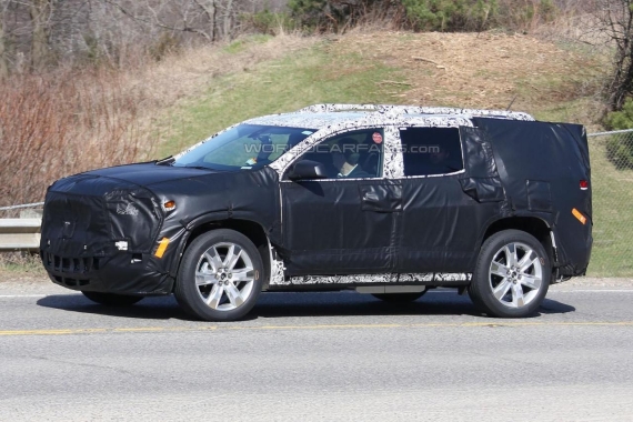 新一代GMC Acadia谍照曝光 新一代GMC Acadia谍照曝光