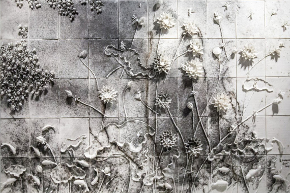 蔡国强 火药陶瓷作品《春夏秋冬》 蔡国强 火药陶瓷作品《春夏秋冬》