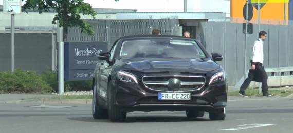 全新奔驰S级敞篷版曝光 9月发布