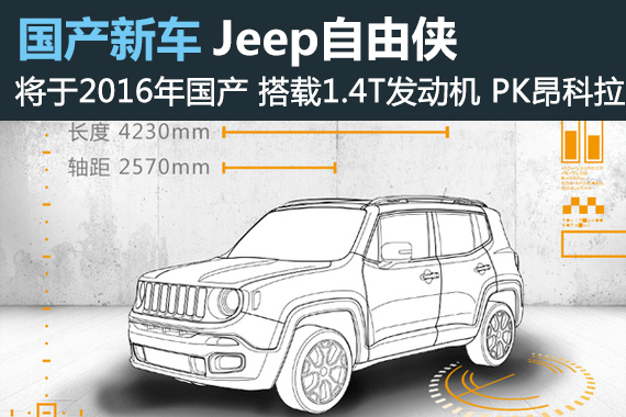 Jeep国产小SUV曝光 搭1.4T/PK昂科拉