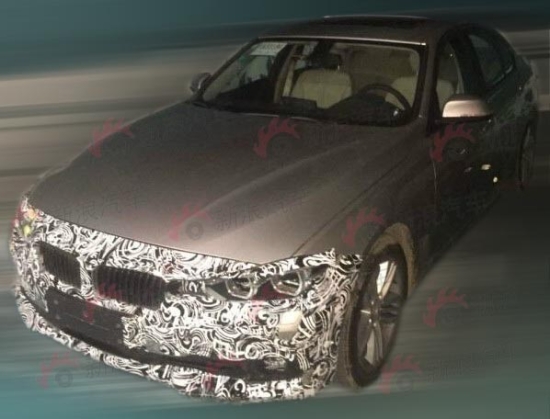 华晨宝马3系改款车型谍照