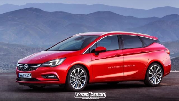 Opel Astra K Sports Tourer render