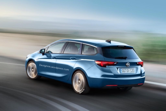 Opel Astra K Sports Tourer render 
