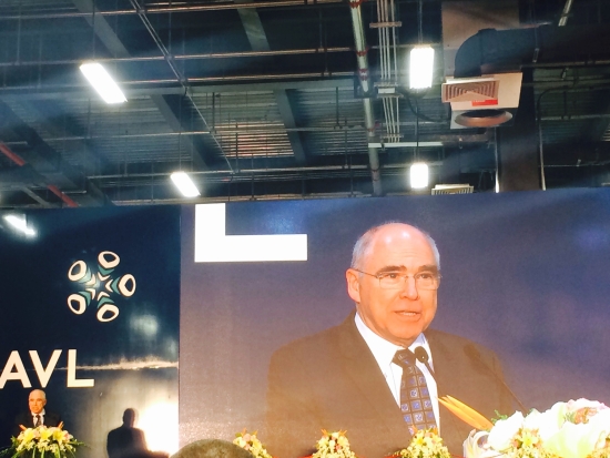 AVL李斯特公司董事长兼CEO Helmut List致辞