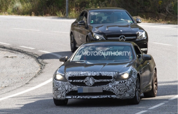 新款奔驰SLC 450 AMG Sport谍照曝光