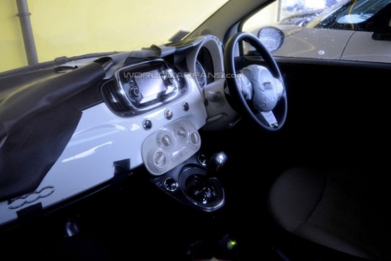 新款菲亚特500的谍照 新款菲亚特500的谍照