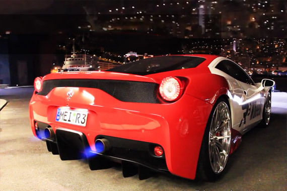 视频：法拉利458 Speciale嘶叫声秒杀F1