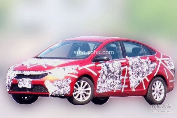 艾瑞泽5量产车型谍照
