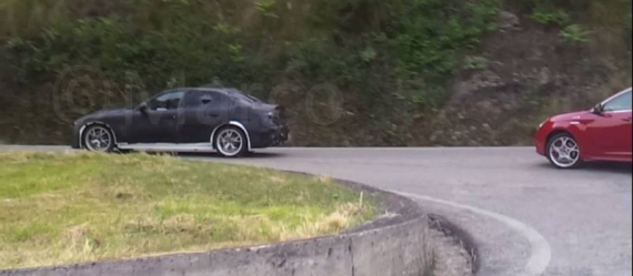 阿尔法-罗密欧Giulia谍照