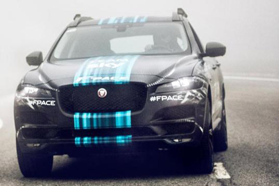 视频：捷豹首款SUV车型 亮相环法自行车赛