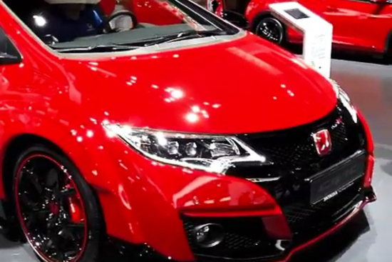 视频：胖哥带你看车展 本田civic type R