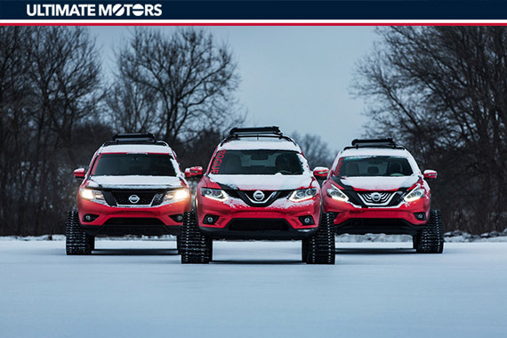 NISSAN三款履带概念车欢脱雪地