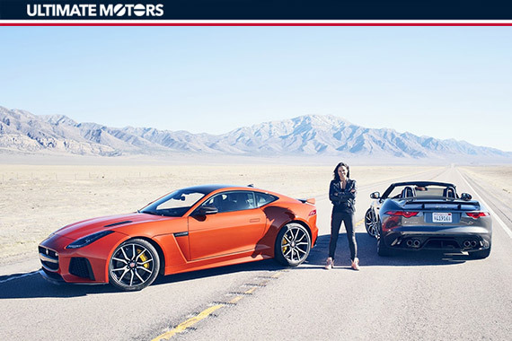 “莱蒂”驾驶捷豹F-Type SVR高速狂飙