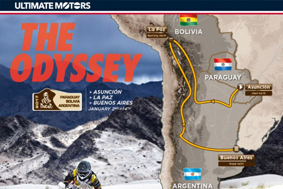 2017达喀尔路线公布 比赛捎带手看风景