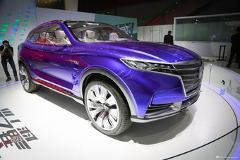 2017广州车展实拍荣威Vision-E概念车 再次让人惊叹