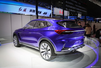 2017广州车展实拍荣威Vision-E概念车 再次让人惊叹