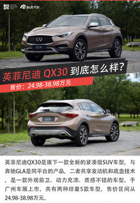 英菲尼迪QX30解码新车