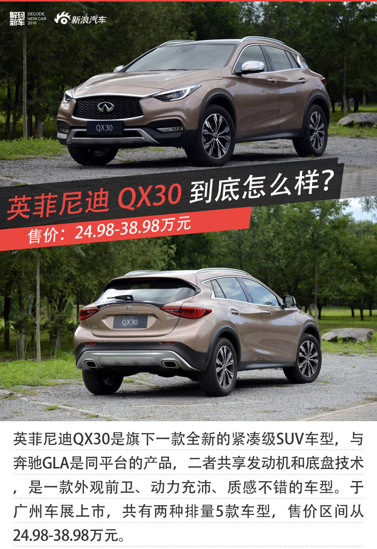 英菲尼迪QX30解码新车