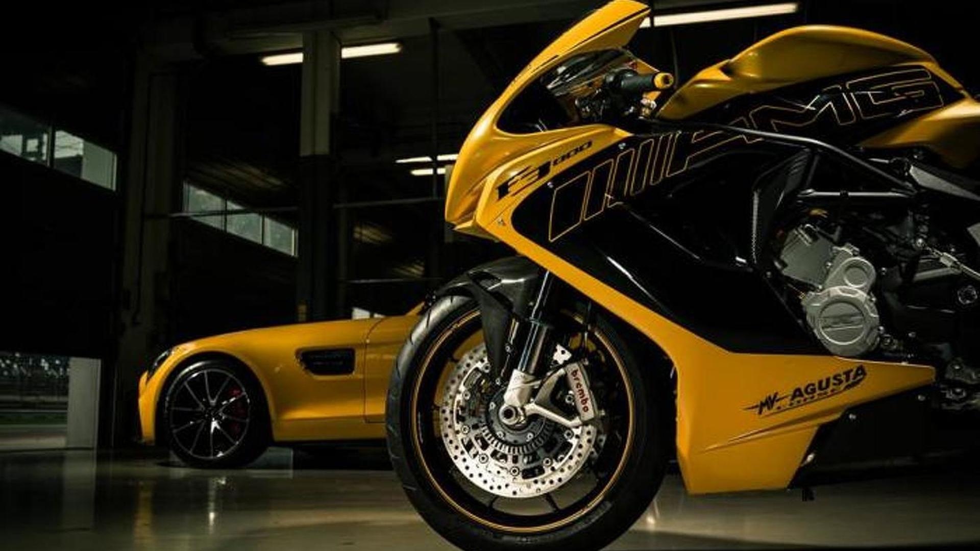 梅赛德斯-amg mv agusta 摩托车~!