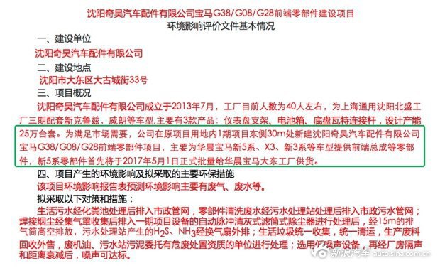新X3将加长国产 华晨宝马三款新车计划 